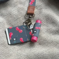 Chapstick Holder Keychain - North Dakota Buffalo - Thread®