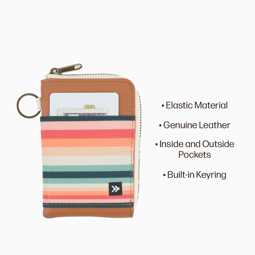 Leather Zip Wallet Everyday Carry Set - Renae - Thread®