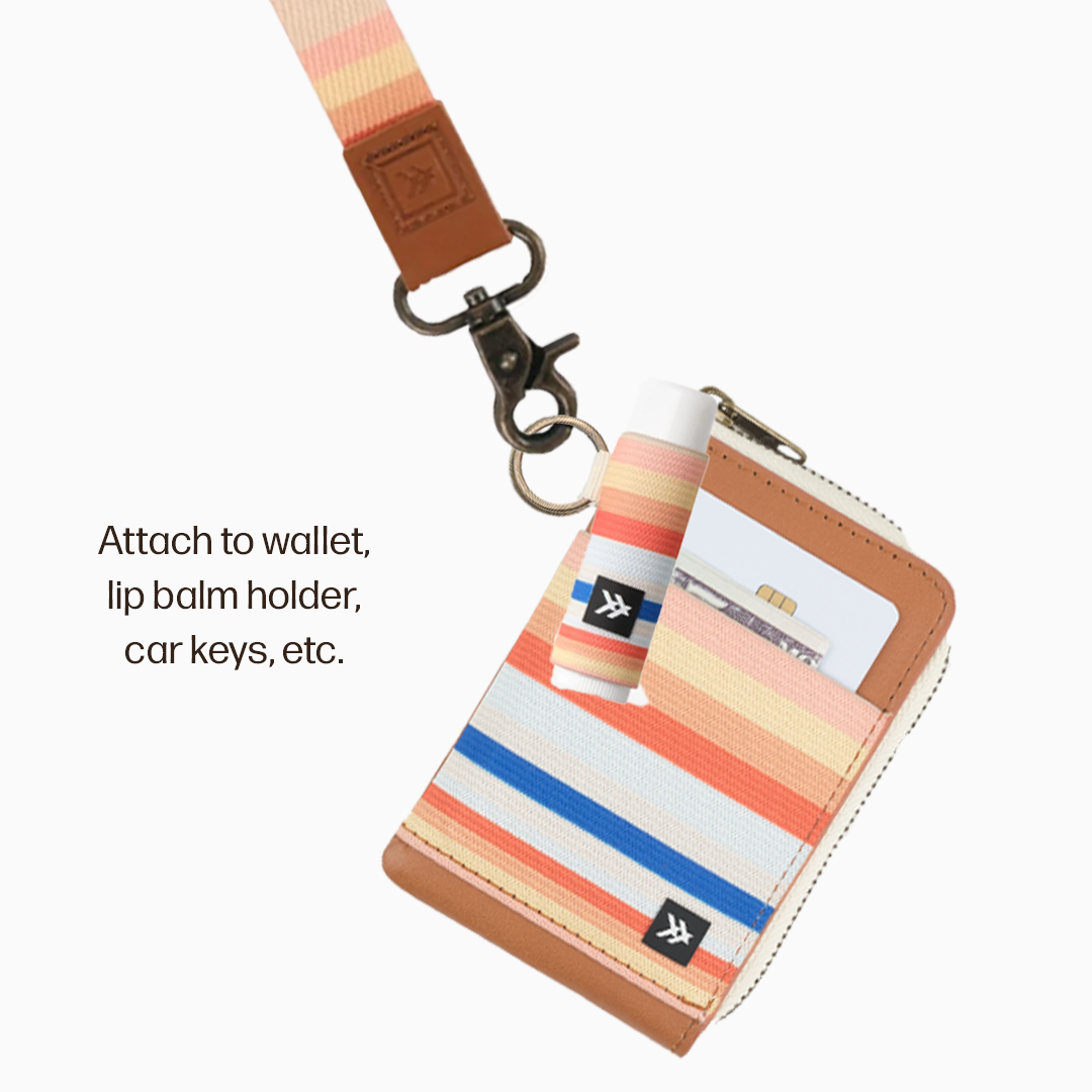 Leather Zip Wallet Everyday Carry Set - Renae Peach - Thread®