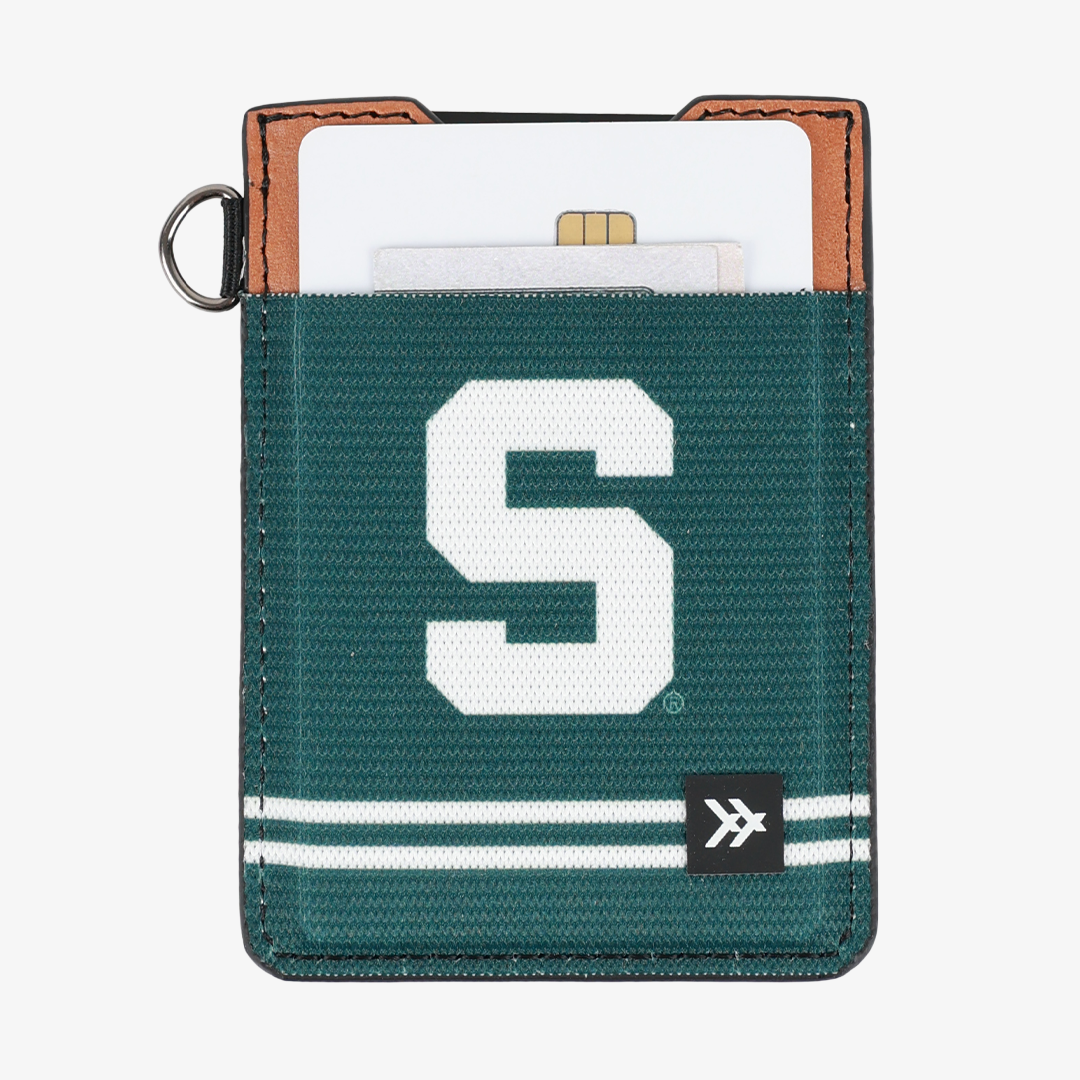 Vertical Leather Wallet - Michigan Green - Thread®
