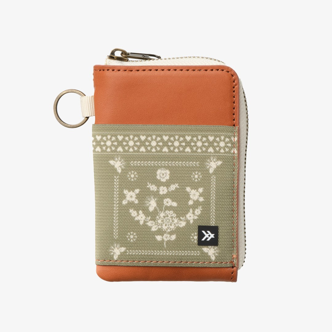 Leather Zip Wallet - Sawyer Olive - Thread®