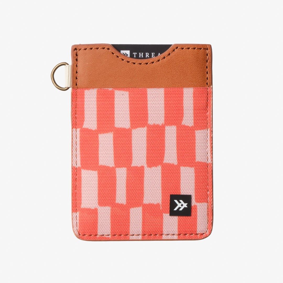 Vertical Leather Wallet - Scout Peach - Thread®