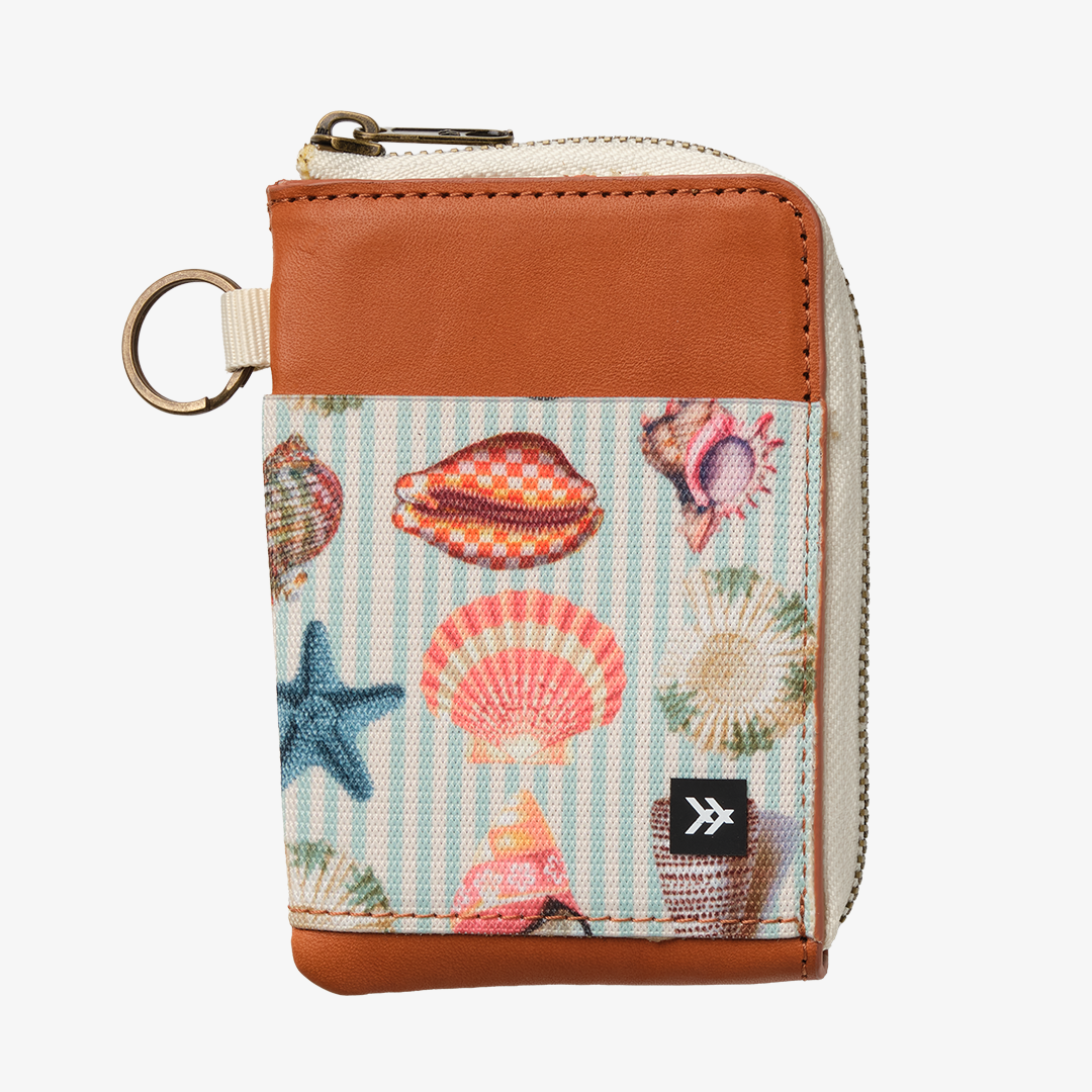 Leather Zip Wallet - Shells - Thread®