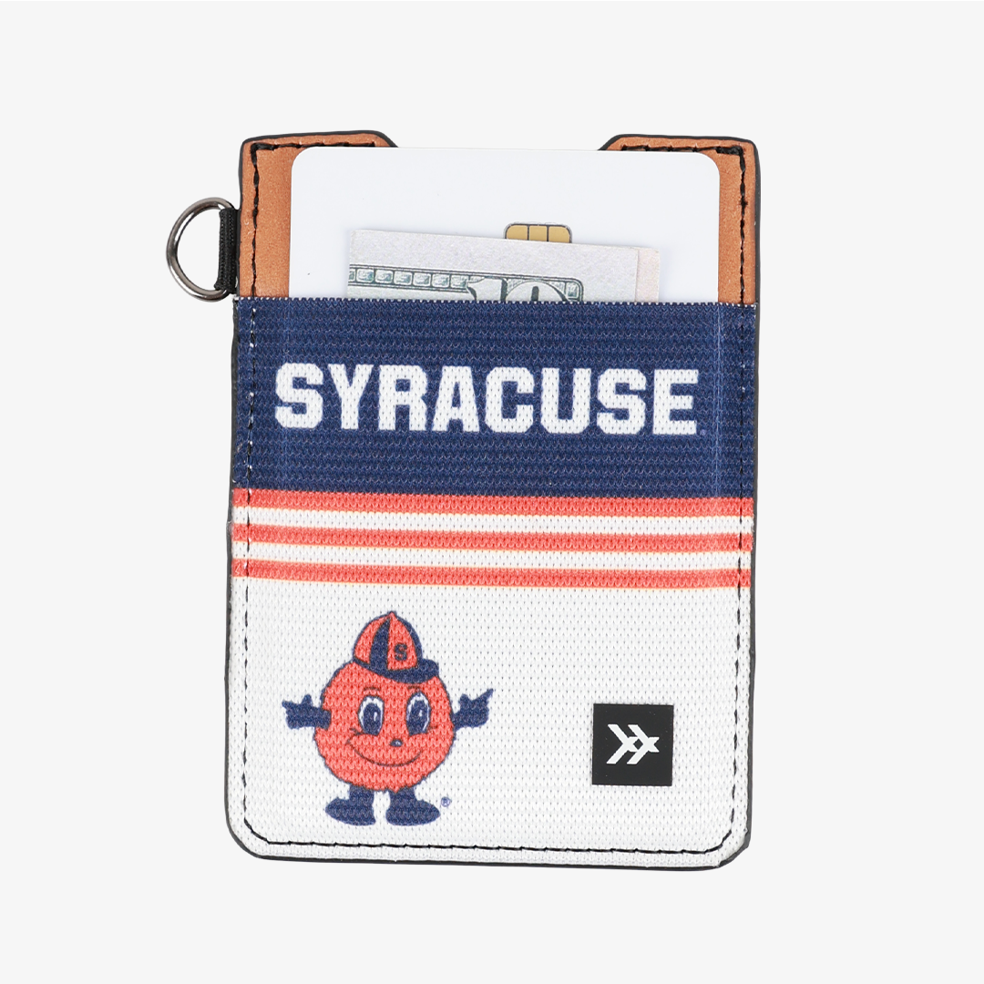 Vertical Leather Wallet - Syracuse White - Thread®