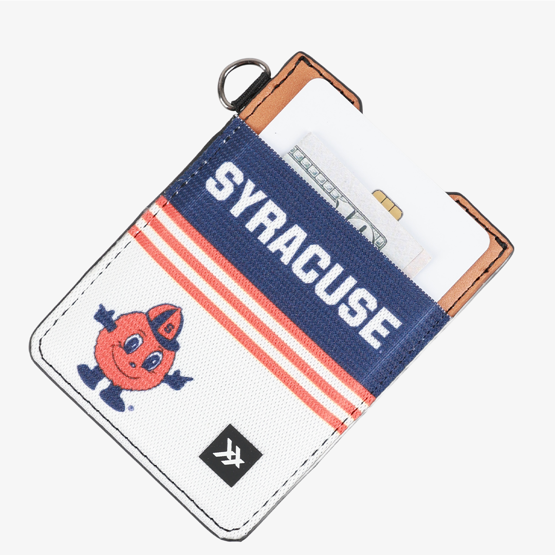 Vertical Leather Wallet - Syracuse White - Thread®