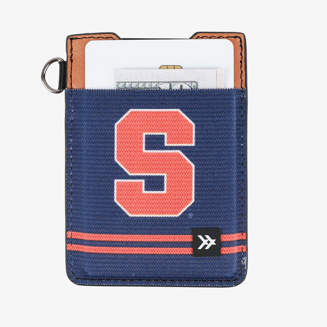 Vertical Leather Wallet - Syracuse Blue - Thread®