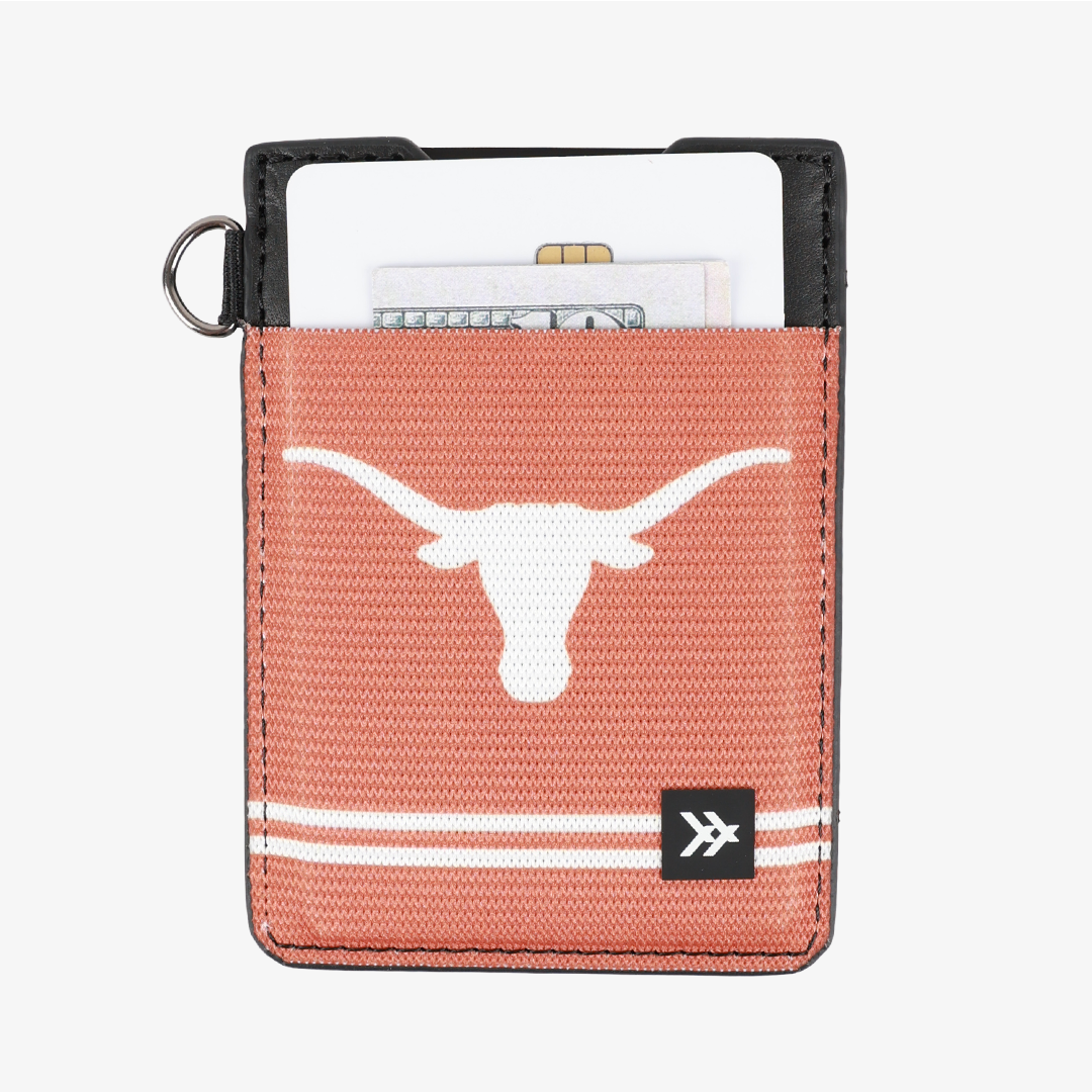 Vertical Leather Wallet - Texas Orange - Thread®