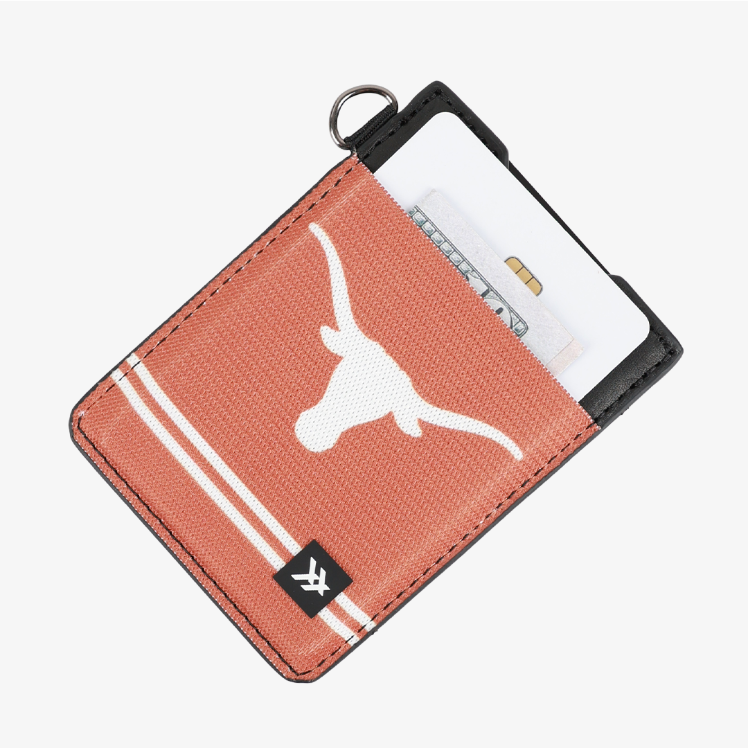 Vertical Leather Wallet - Texas Orange - Thread®