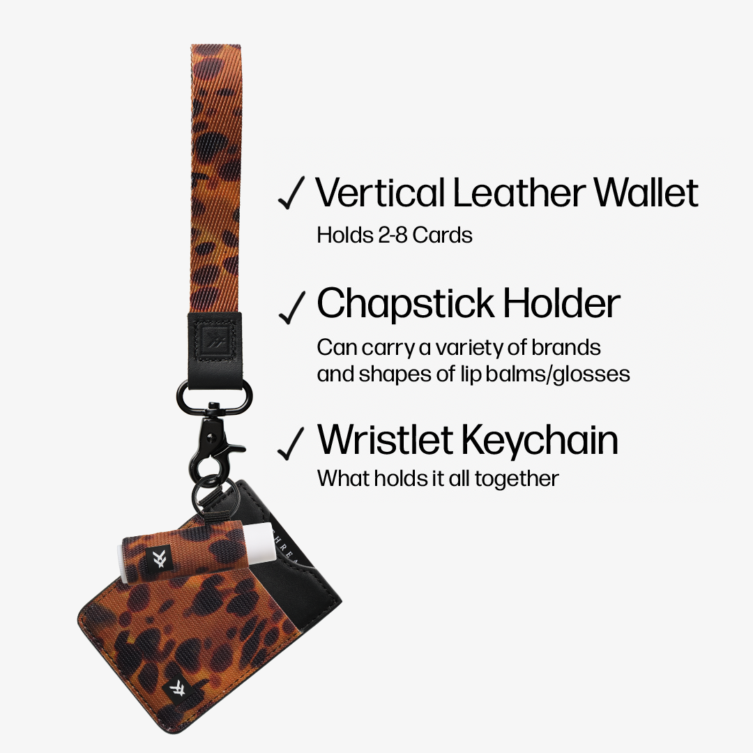 Vertical Leather Wallet - Tortoise - Thread®