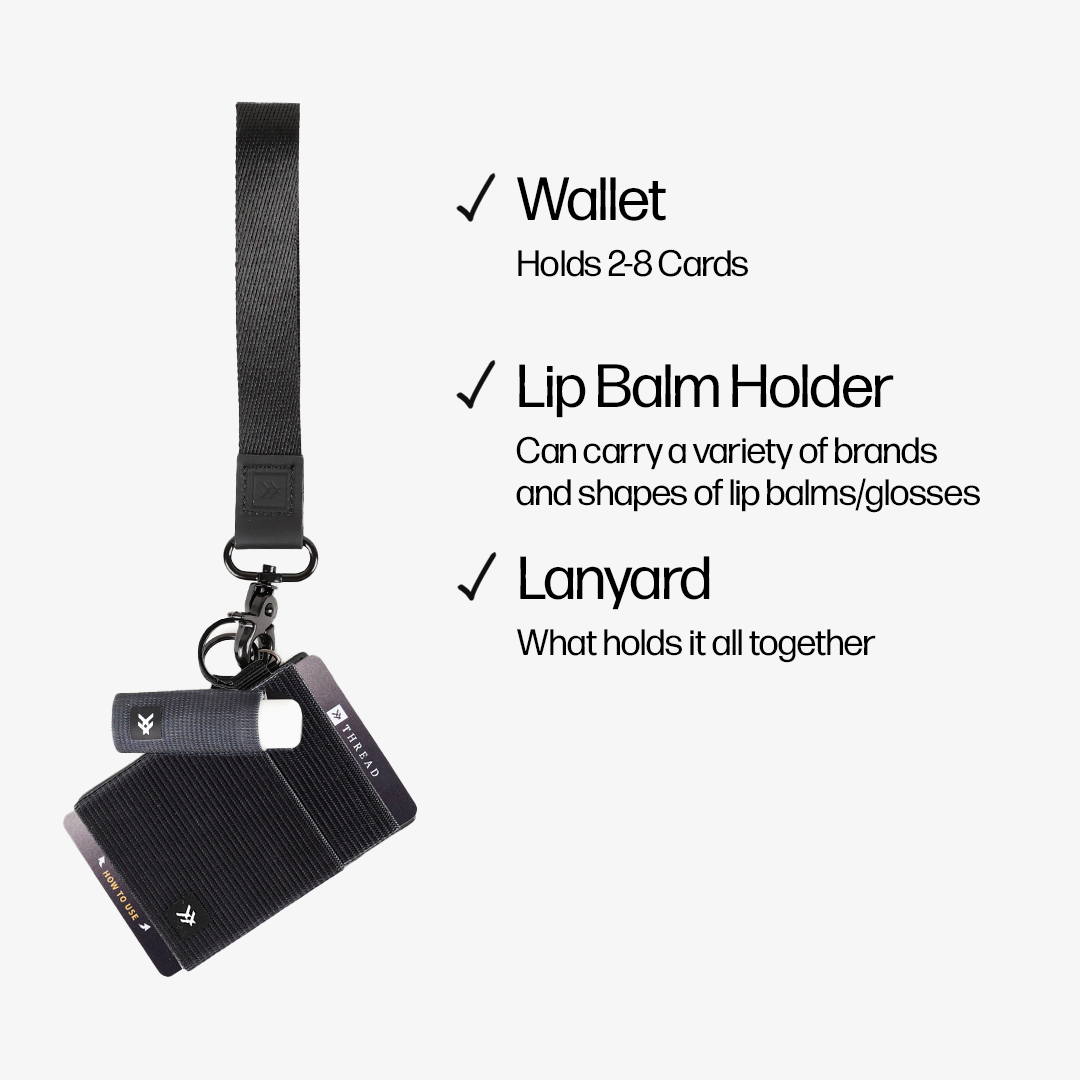 Elastic Wallet Trifecta Bundle - Black - Thread®