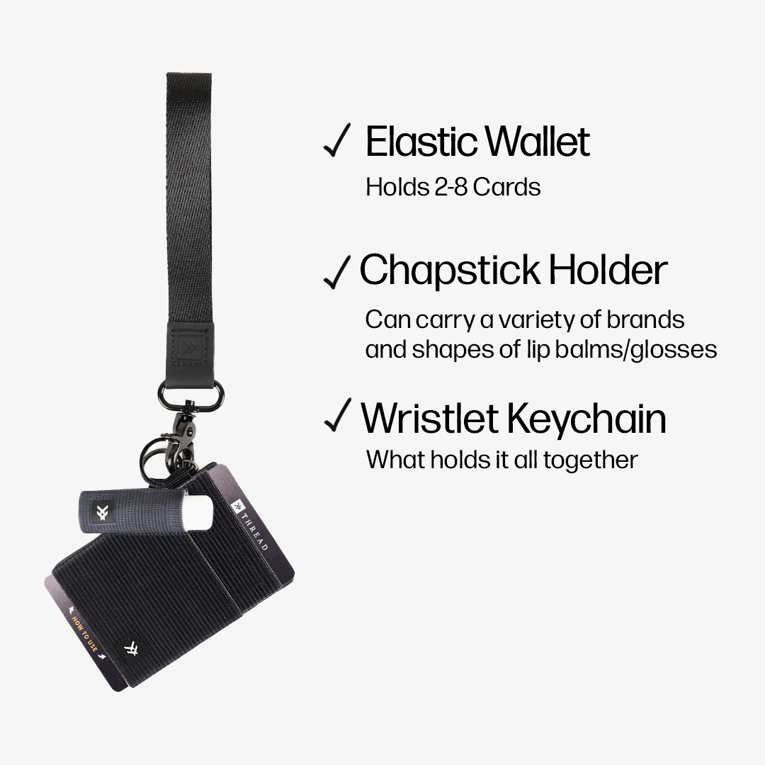 Elastic Wallet Trifecta Bundle - Black - Thread®