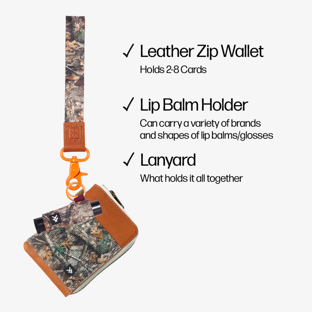 Leather Zip Wallet Trifecta Bundle - Realtree Edge - Thread®