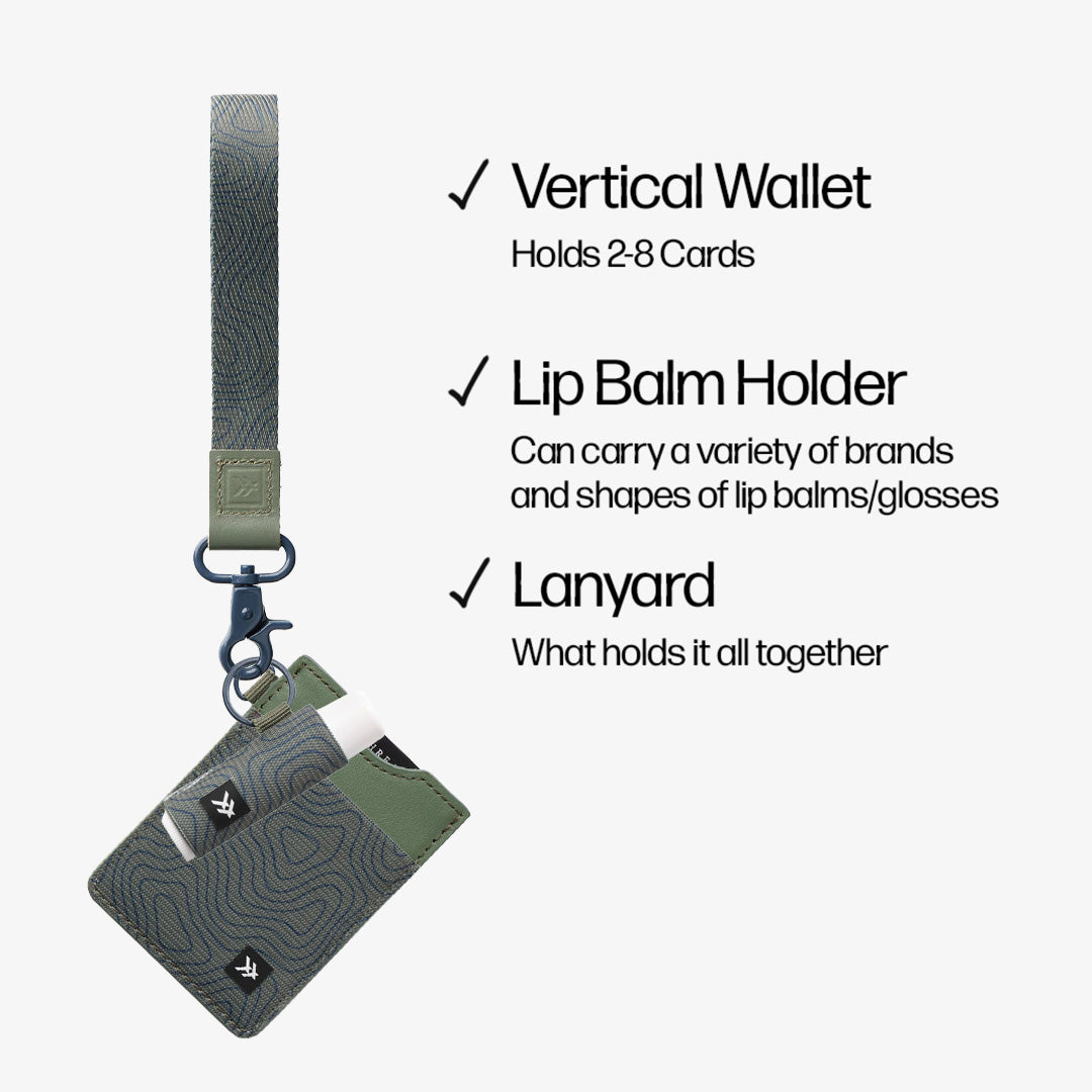 Vertical Leather Wallet Trifecta Bundle - Topo - Thread®