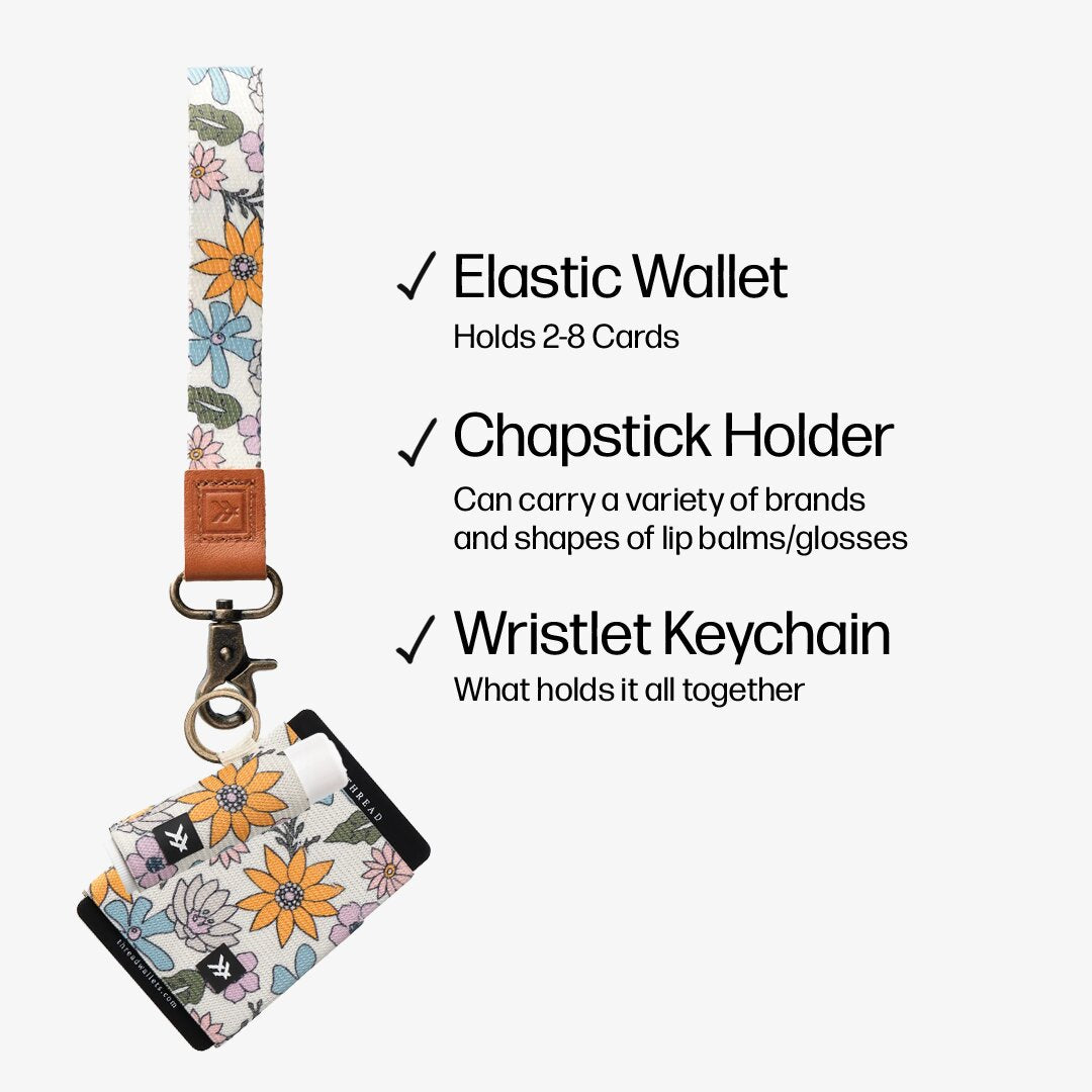 Elastic Wallet Trifecta Bundle - Mountain Flowers - Thread®