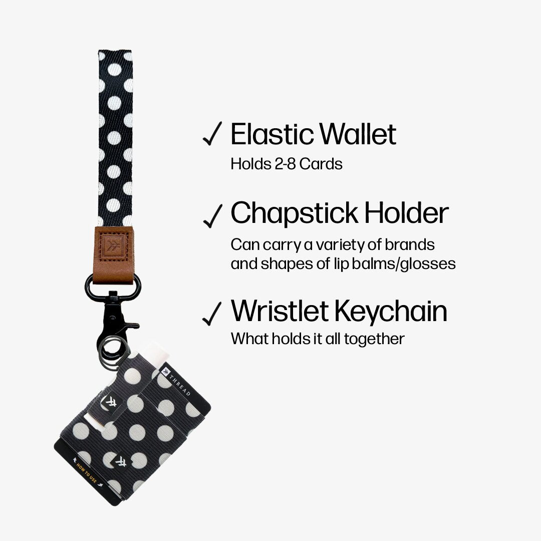 Elastic Wallet Trifecta Bundle - Polka Dot - Thread®