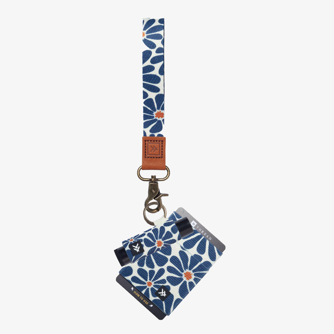 Elastic Wallet Everyday Carry Set - Emmeline Navy - Thread®