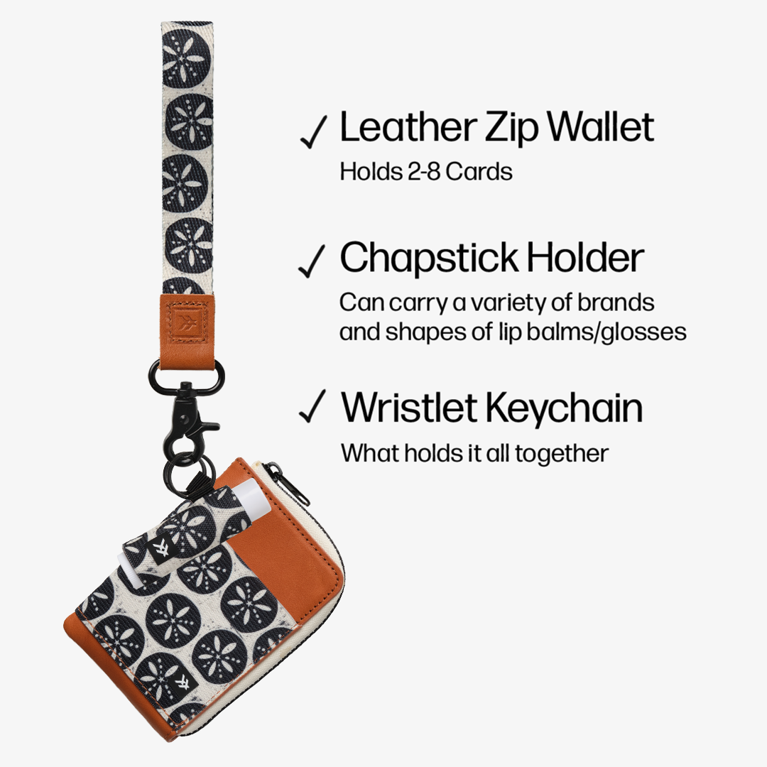 Elastic Wallet - Sand Dollar Black - Thread®