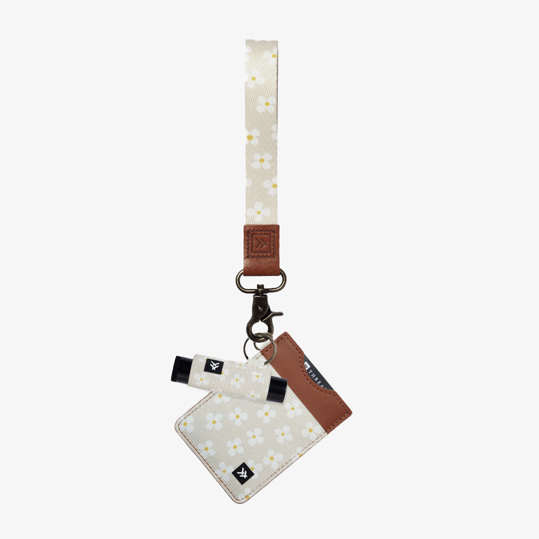 Vertical Leather Wallet Everyday Carry Set - Luna Beige - Thread®