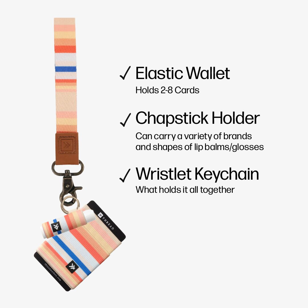 Elastic Wallet Trifecta Bundle - Renae Peach - Thread®
