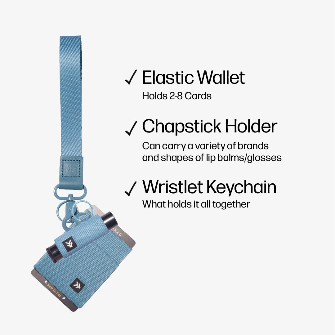 Elastic Wallet Trifecta Bundle - Surf Blue - Thread®