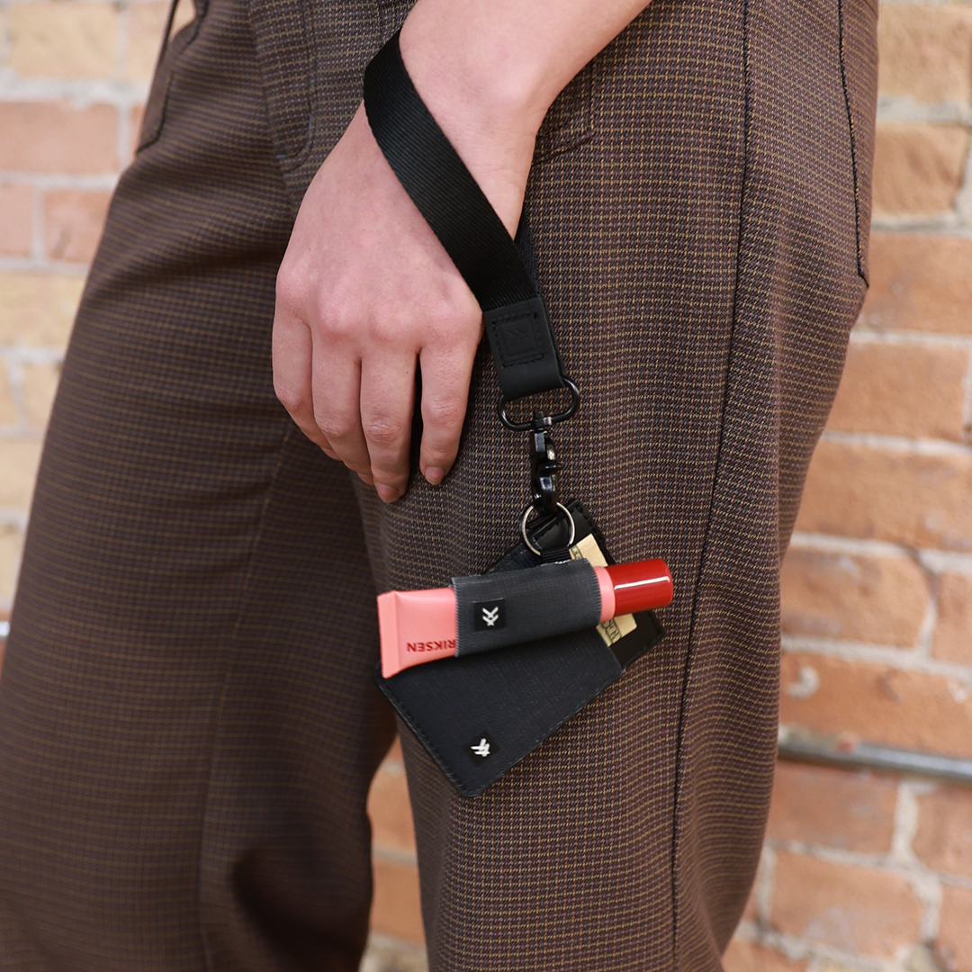 Vertical Leather Wallet Trifecta Bundle - Black - Thread®