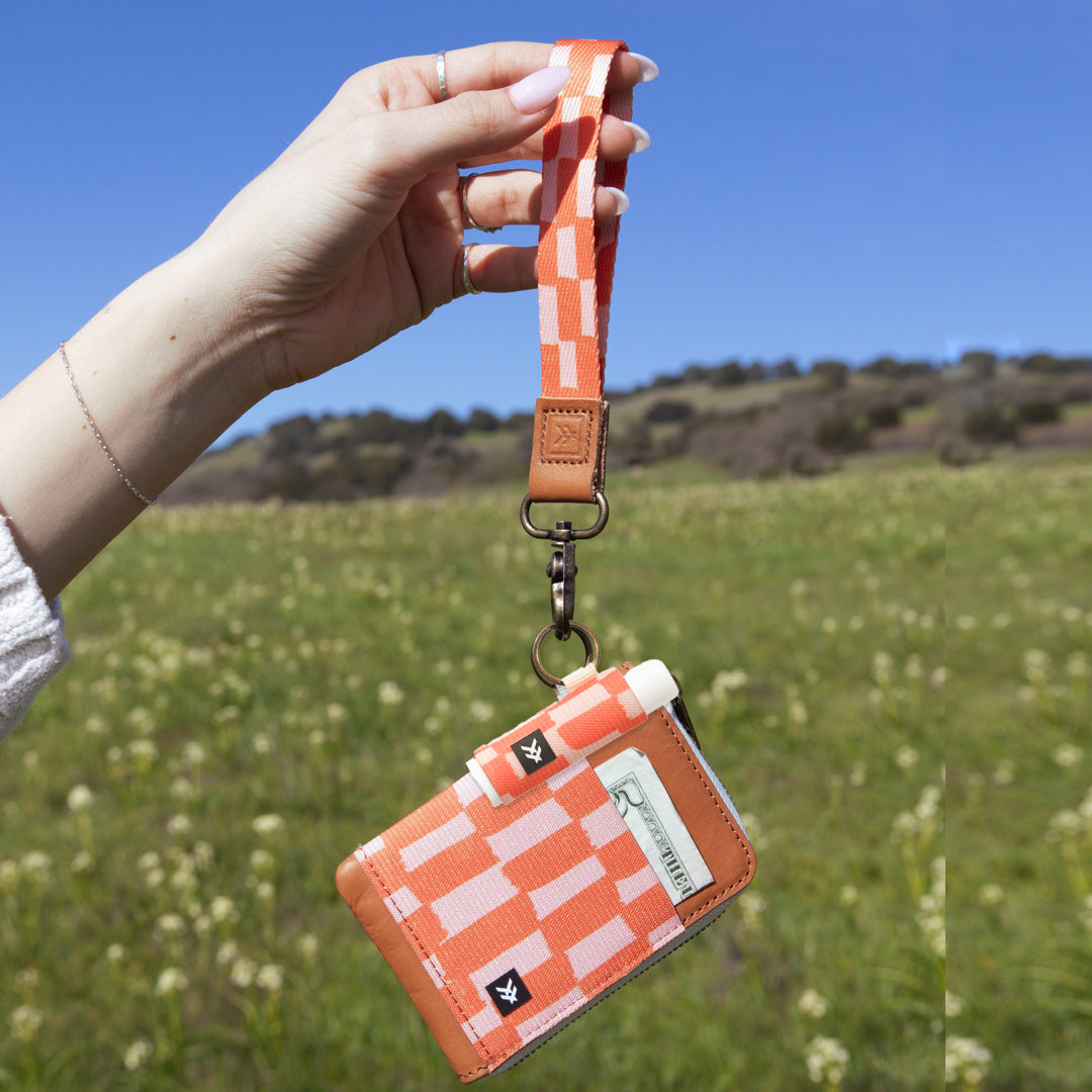 Leather Zip Wallet Trifecta Bundle - Scout Peach - Thread®