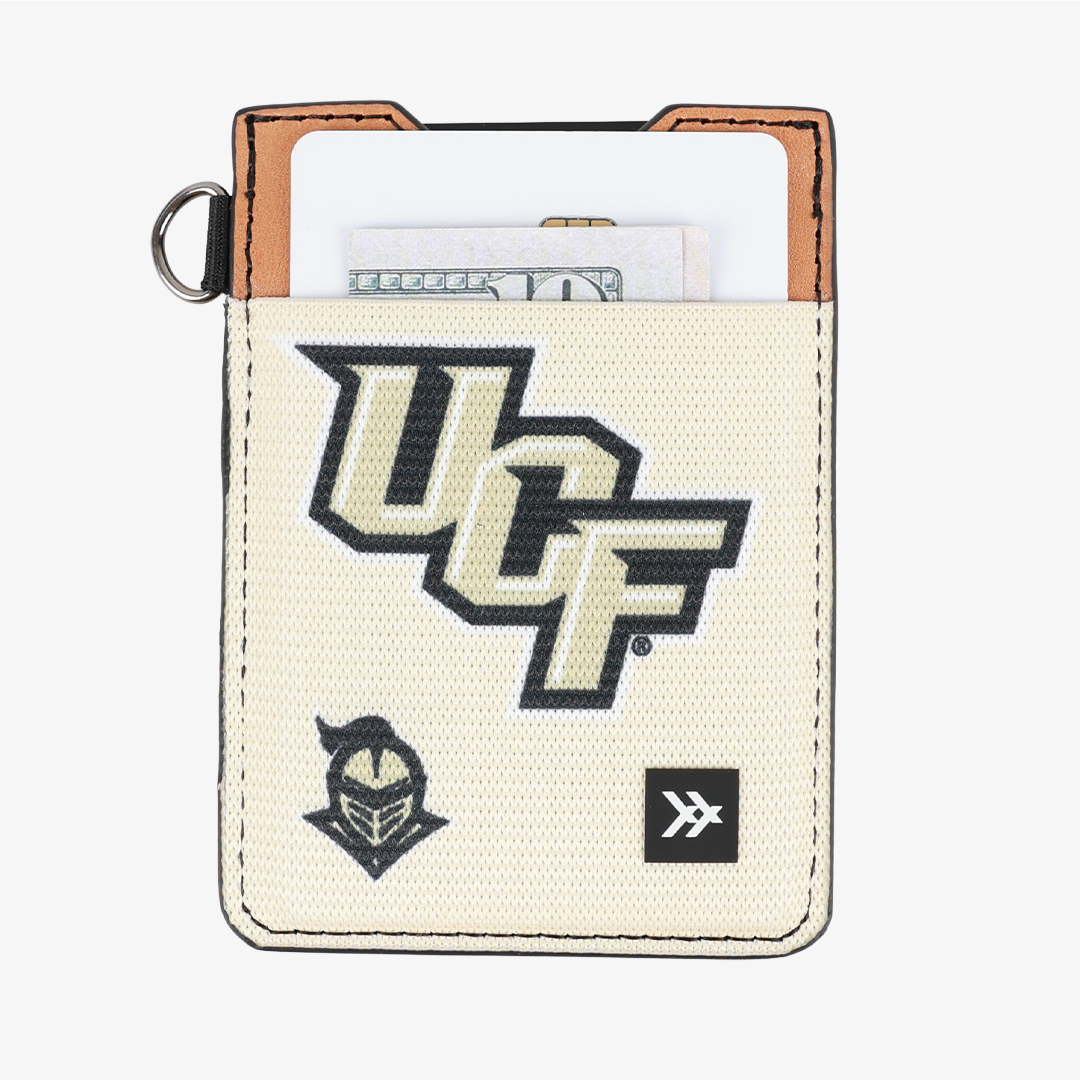 Vertical Leather Wallet - UCF Knightro - Thread®