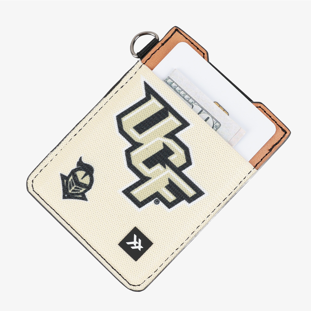 Vertical Leather Wallet - UCF Knightro - Thread®