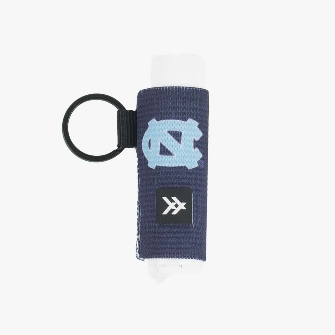 Chapstick Holder Keychain - University of North Carolina Navy - Thread®