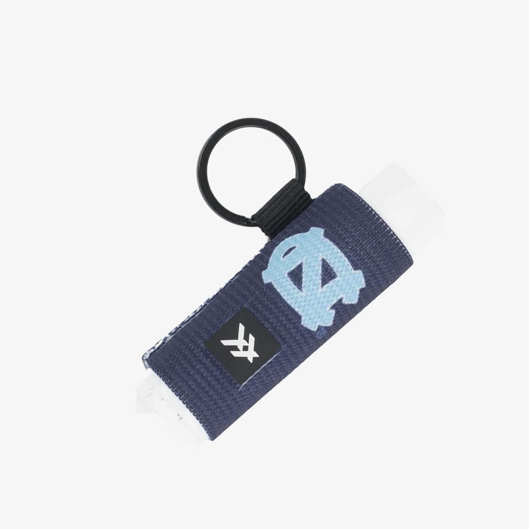 Chapstick Holder Keychain - University of North Carolina Navy - Thread®