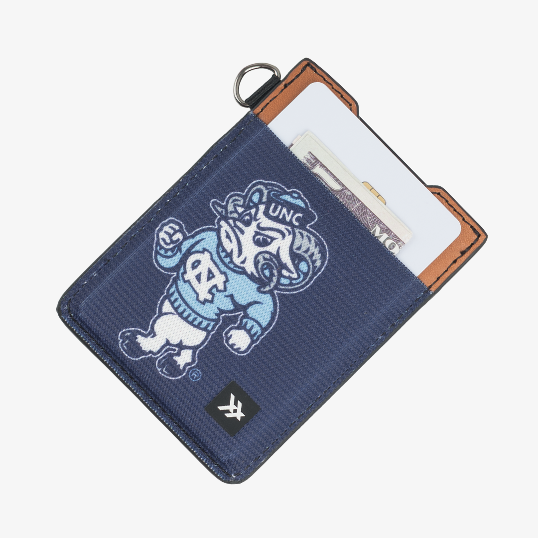 University of North Carolina Navy - Vertical Leather Wallet