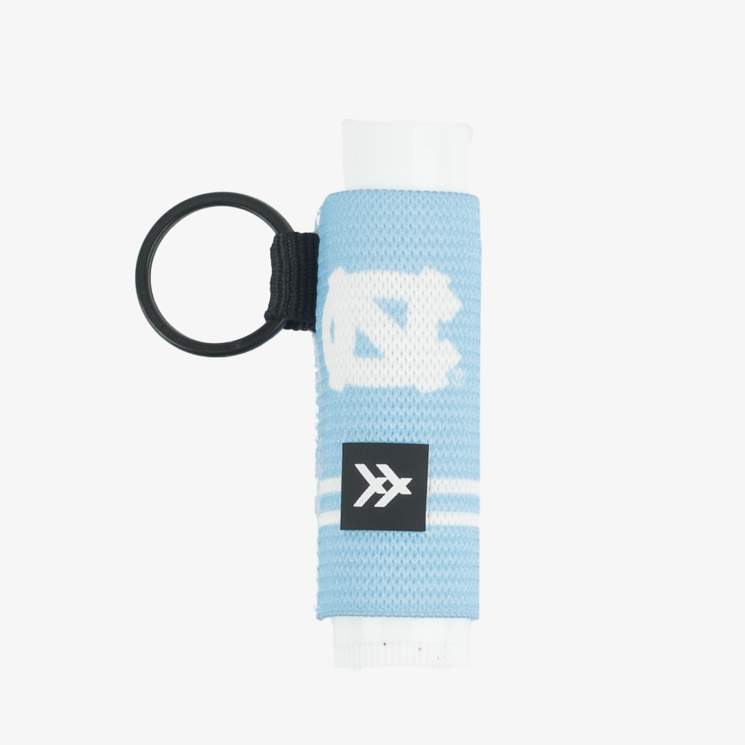 Chapstick Holder Keychain - University of North Carolina White - Thread®
