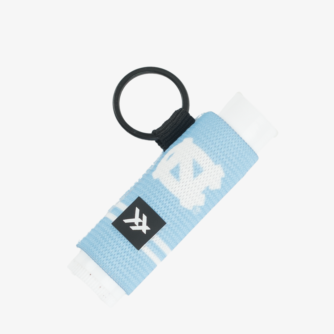 Chapstick Holder Keychain - University of North Carolina White - Thread®