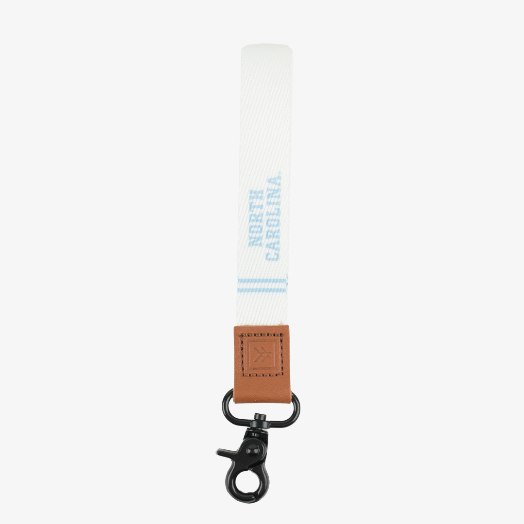 Wristlet Keychain - University of North Carolina White - Thread®