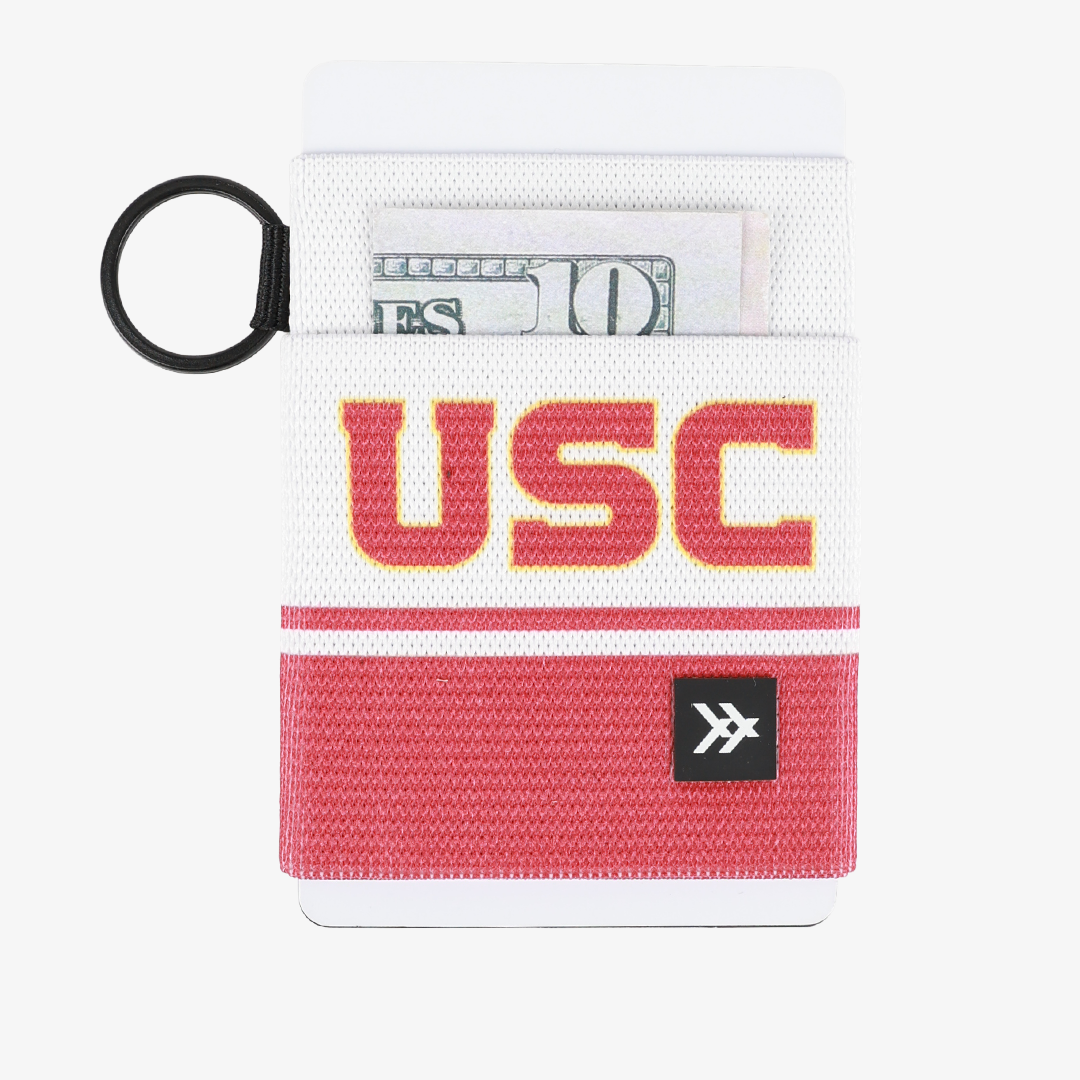 Elastic Wallet - USC White - Thread®