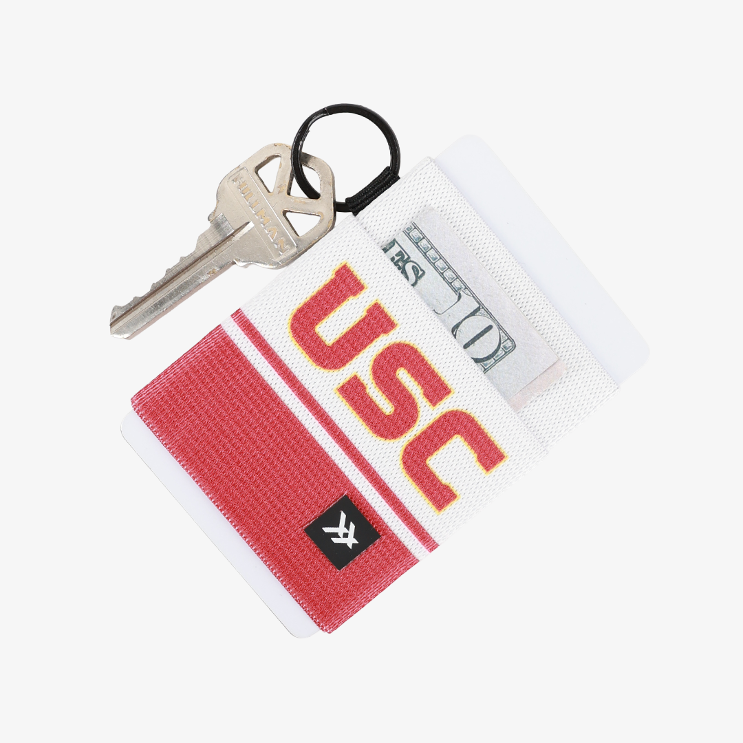 Elastic Wallet - USC White - Thread®