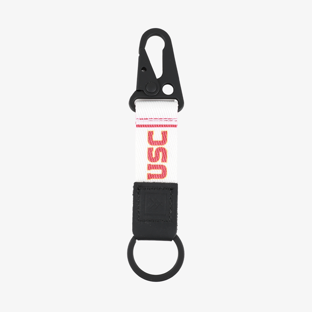 USC White - Keychain Clip