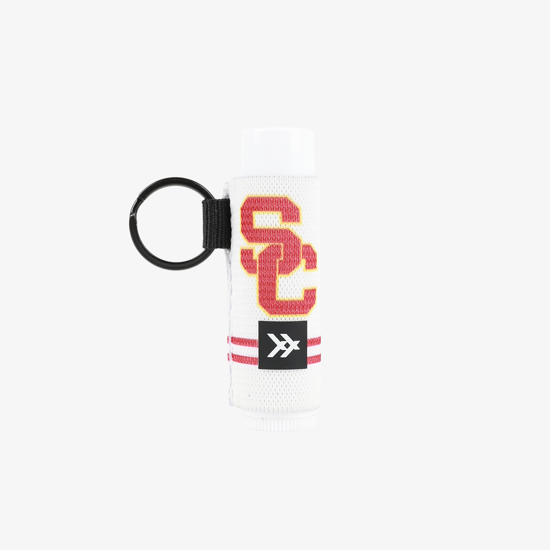 Chapstick Holder Keychain - USC White - Thread®