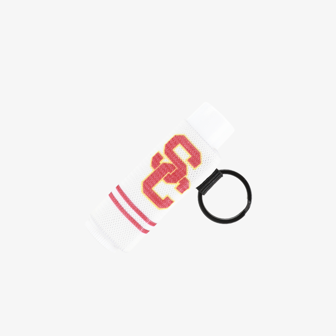 Chapstick Holder Keychain - USC White - Thread®