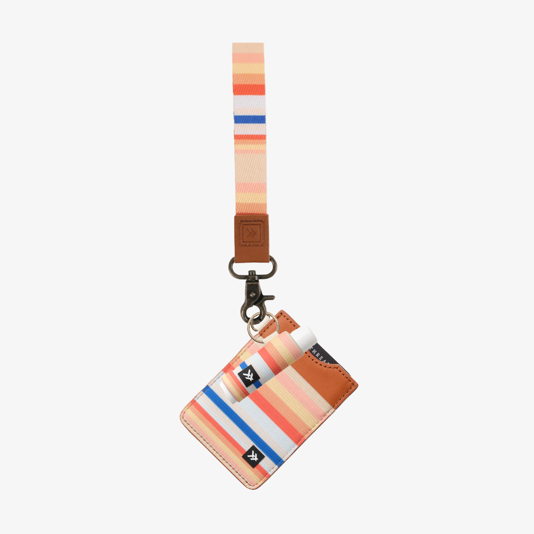 Vertical Leather Wallet Everyday Carry Set - Renae Peach - Thread®