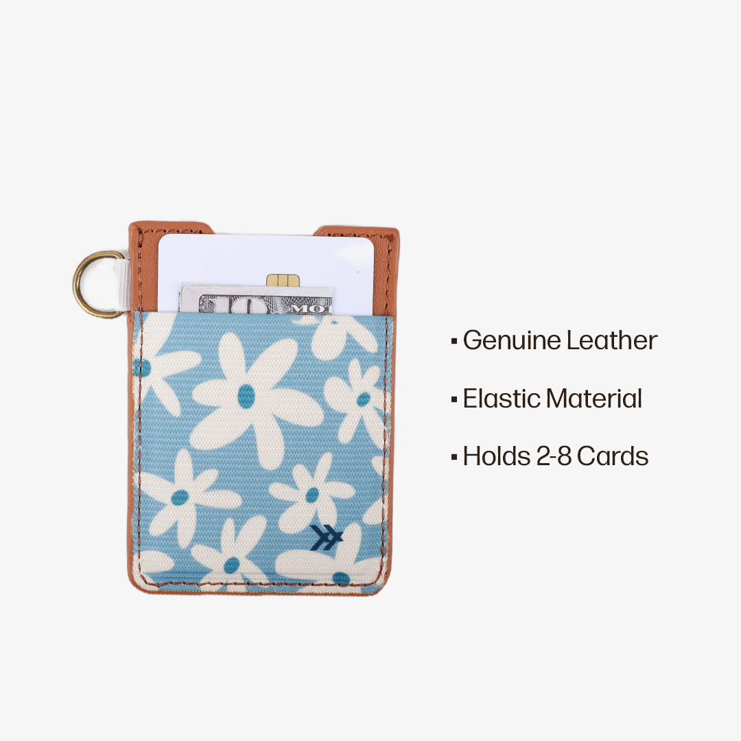 Vertical Leather Wallet Everyday Carry Set - Fleur- Thread®