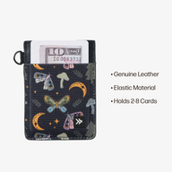 Vertical Leather Wallet Everyday Carry Set - Forest Critters - Thread®