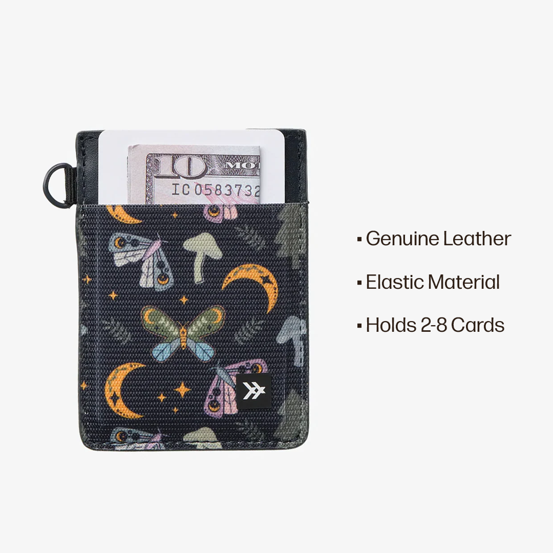 Vertical Leather Wallet Everyday Carry Set - Forest Critters - Thread®
