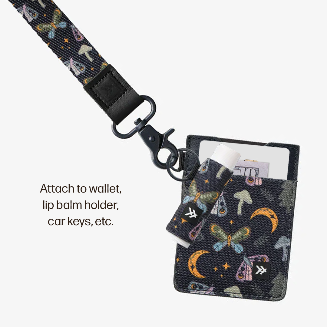 Vertical Leather Wallet Everyday Carry Set - Forest Critters - Thread®