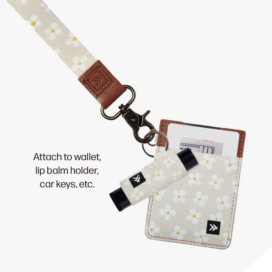Vertical Leather Wallet Everyday Carry Set - Luna Beige - Thread®