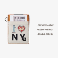 Vertical Leather Wallet Everyday Carry Set - New York - Thread®