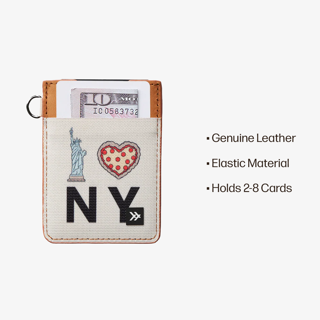 Vertical Leather Wallet Everyday Carry Set - New York - Thread®