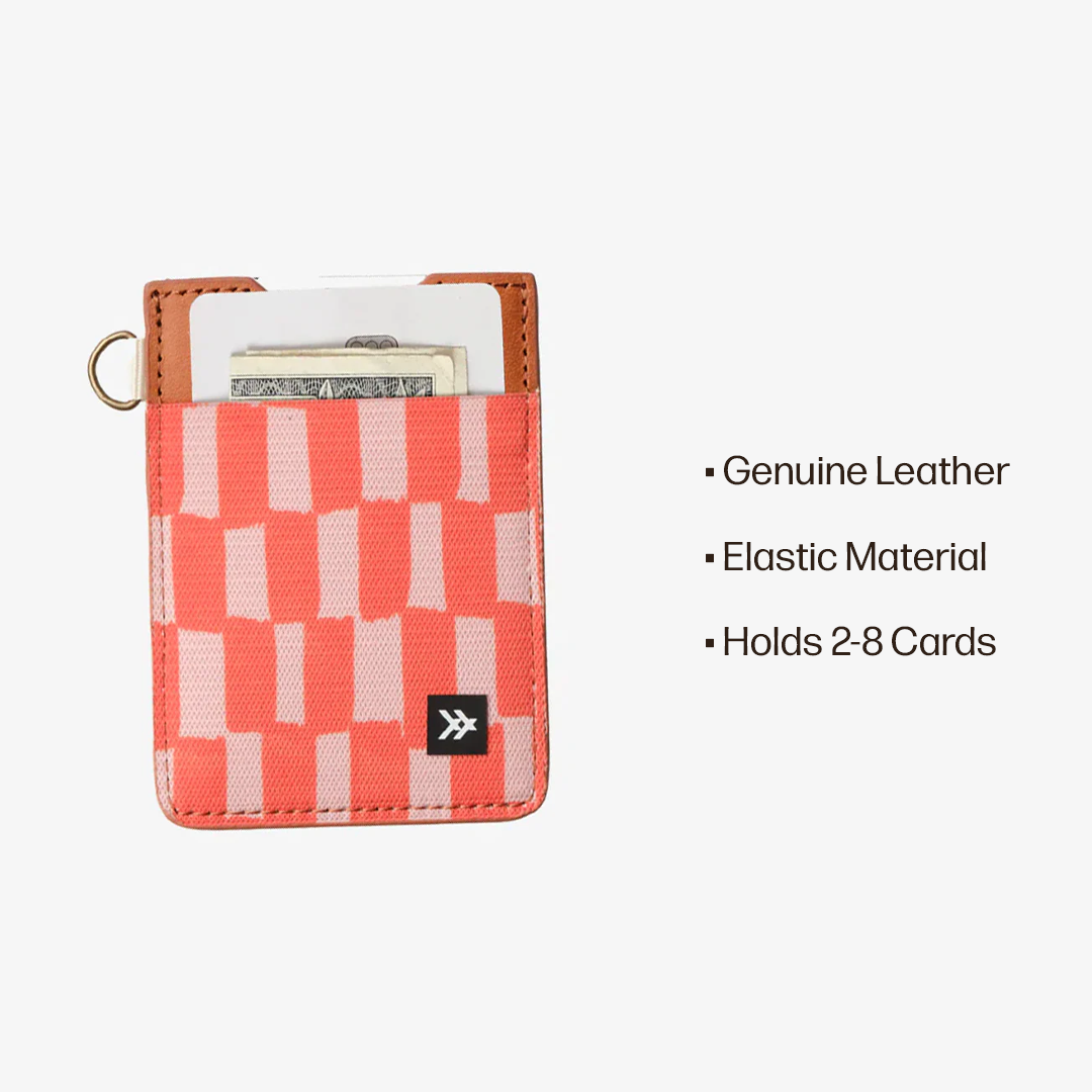Vertical Leather Wallet Everyday Carry Set - Scout Peach - Thread®