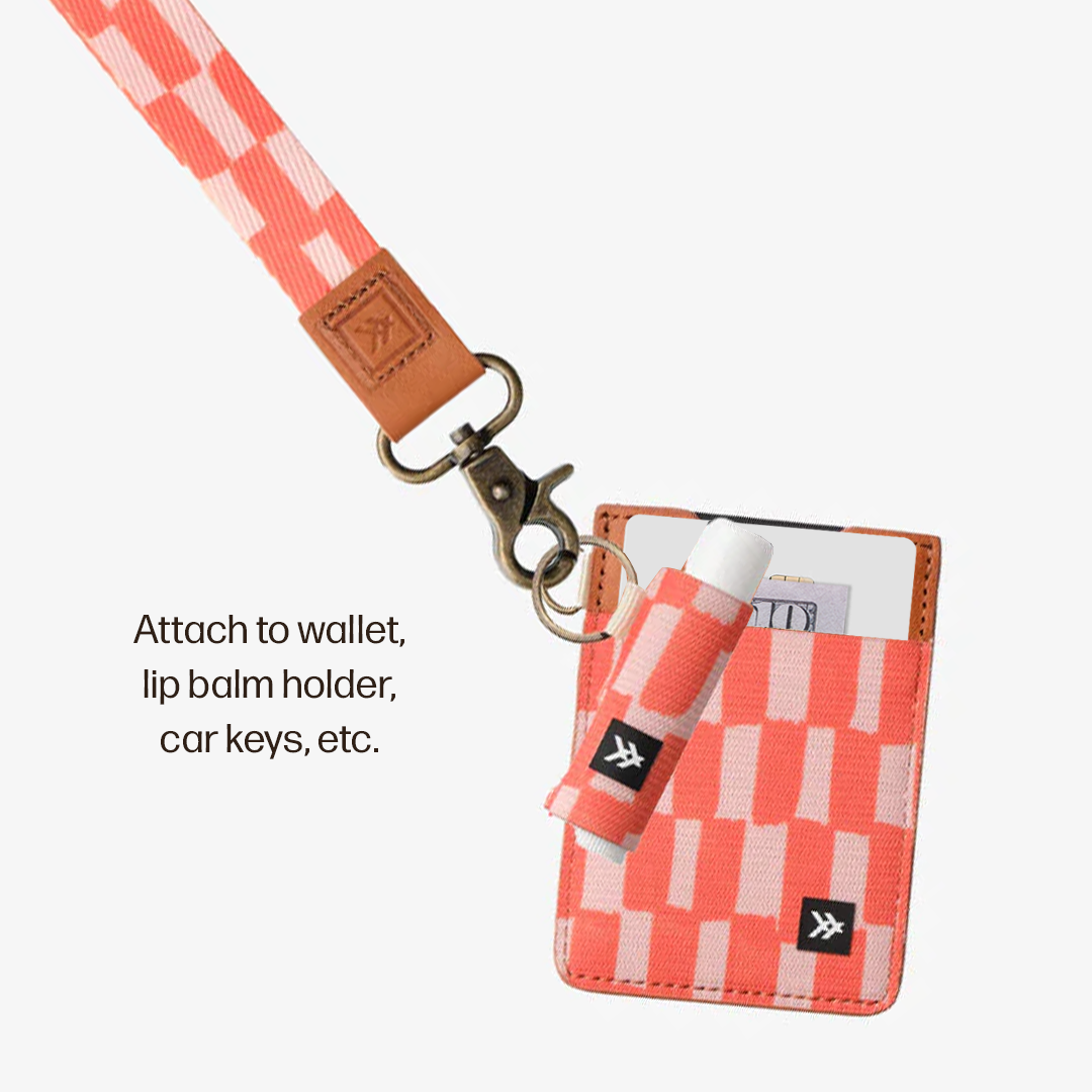 Vertical Leather Wallet Everyday Carry Set - Scout Peach - Thread®
