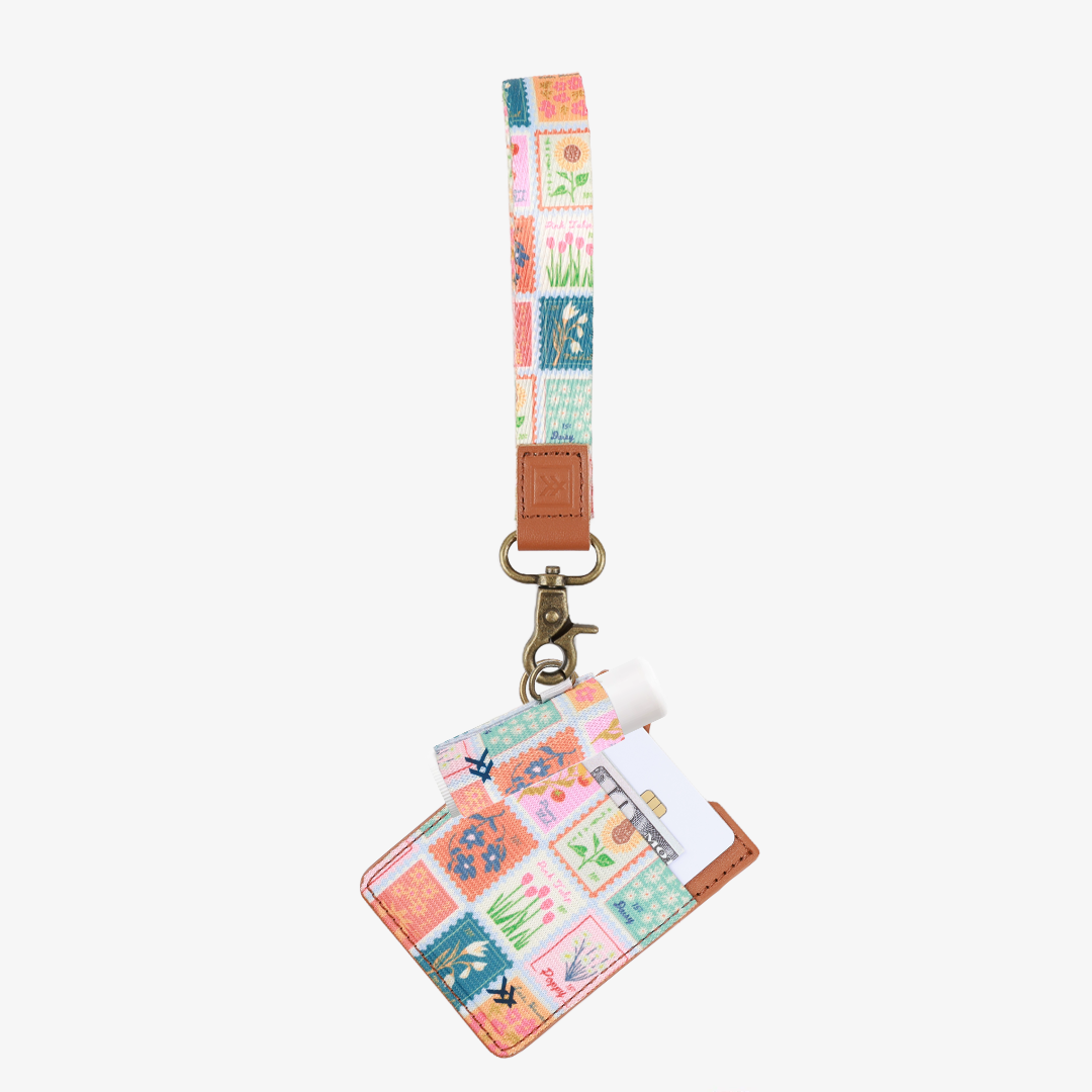 Vertical Leather Wallet Everyday Carry Set - Stamps - Thread®